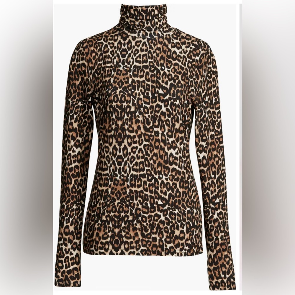 BNWT :: Essentiel Antwerp Antiplano leopard mockneck